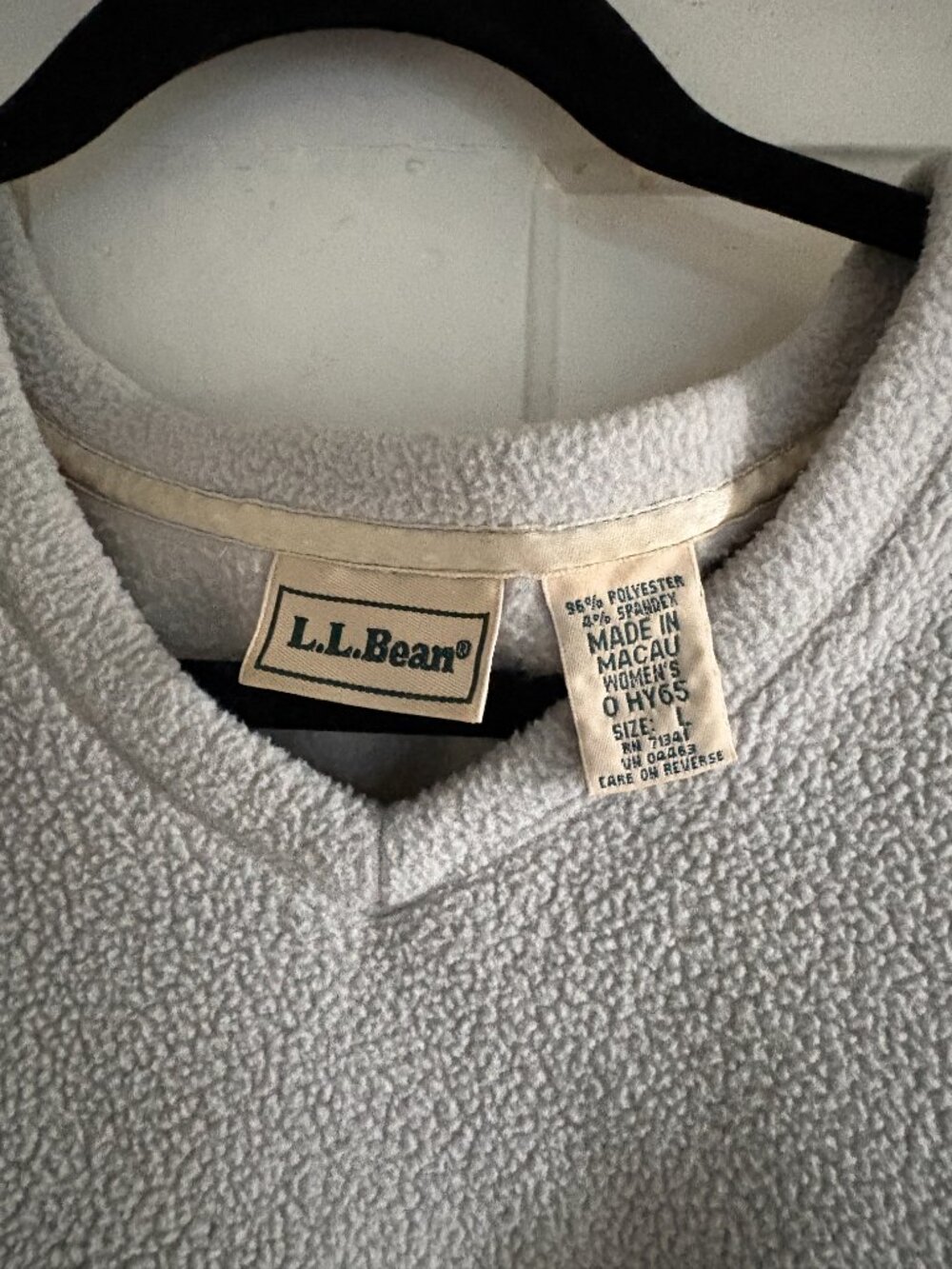 Vintage LL Bean Fleece Pullover - L - Picture 3 of 4